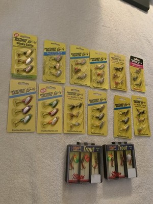 (LOT OF 14) Panther Martin & MEPPS Spinners. Wholesale Lot. 98 Spinners Total.