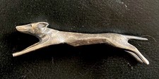Antikes Art Deco Messerb&auml;nkchen Hund / Wolf  - Gallia Christofle