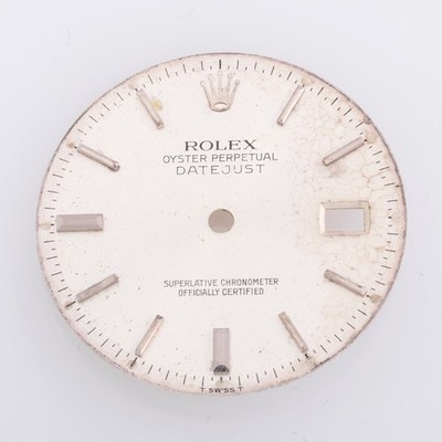 Rolex Mens Datejust 36mm Silver Stick Dial T Swiss T 16014-16234 #N2