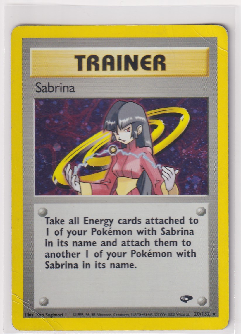 Sabrina 20/132 Gym Challenge Holo