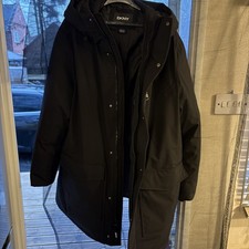 DKNY Giubbotto Parka Piumino Uomo Nero Taglia L