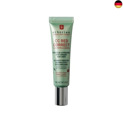 Erborian CC Red Correct mit Centella Asiatica - Deckender Teint-Perfektionierer