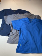 Set Of 3 Wonderwink Women s Scrub Tops XL