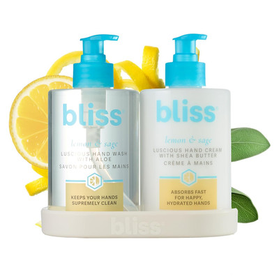 Bliss Lemon & Sage Happy Hands Duo | Hydrating Hand Wash & Nourishing Hand Cream