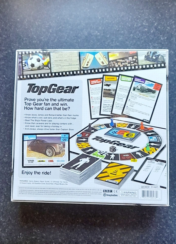 Top Gear Board Game. The Ultimate Car Challenge Board Game. 2008. Unused. - Image 2 of 4