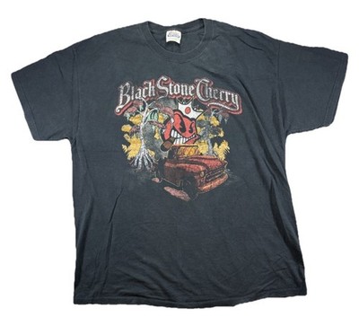 Vintage Black Stone Cherry Concert Merch T Shirt Men's XL Black Band Music Rock