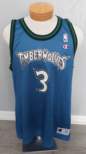 STEPHON MARBURY Champion MINNESOTA TIMBERWOLVES Jersey 48 NBA 