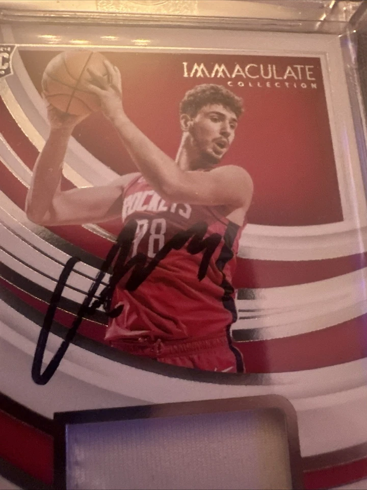 Alperen Sengun Signed 2021 Panini Immaculate Collection Rookie Jerseys /99 - Image 3 of 4