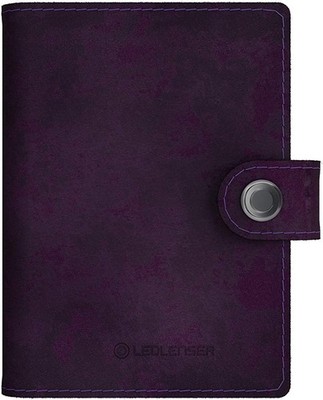 ~NEW~ LedLenser Lite Wallet, 'Wine' Purple w/ Integrated 150 Lumen Flashlight