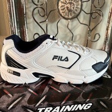 Fila Training Decimus 4 Men  s Size 11 Wide 4E White