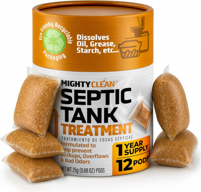 #ad Septic Tank Treatment 12 Pods 1 Year Supply RV Toilet Treatment Dissolvab $9.51