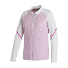 NEW Ladies FootJoy WOMENS FULL ZIP TEMPOSERIES GOLF JACKET, ORCHID/WHITE, SMALL