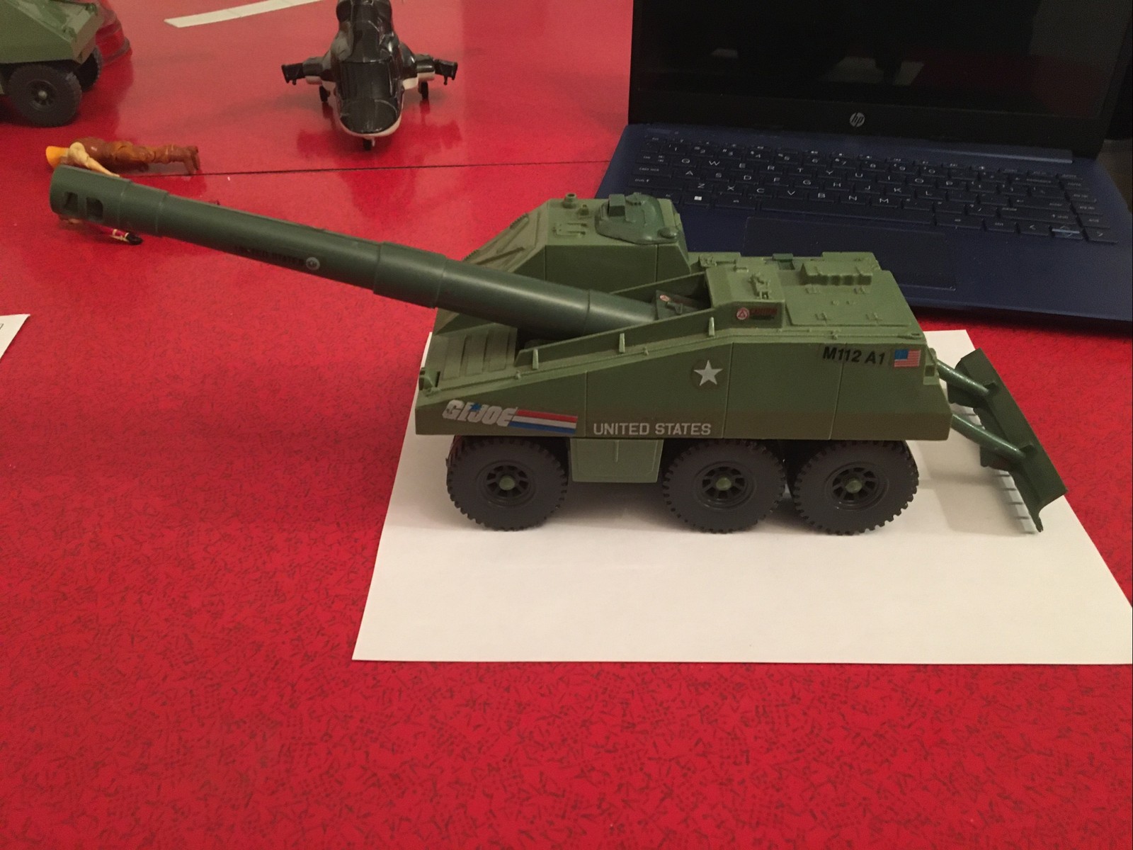 RARE 1991 Hasbro GI Joe Mail Away Slugger Flat Green incomplete