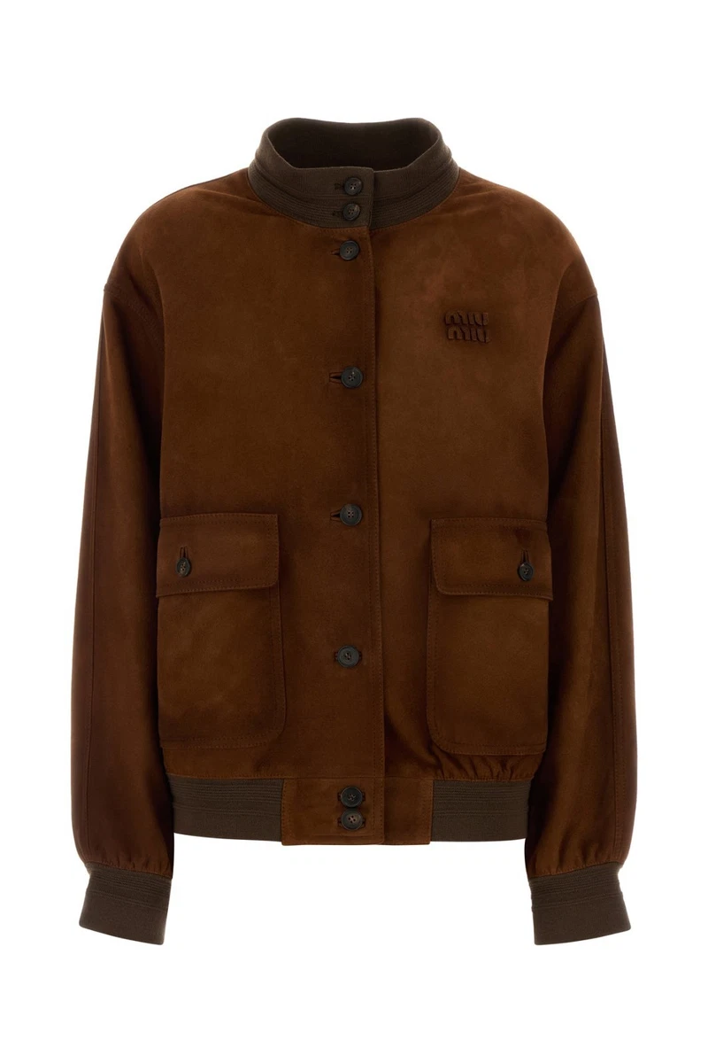 Miu Miu Coats, Jackets & Vests Leather Outer Shell for Women for