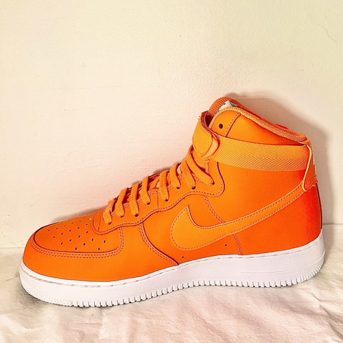 Nike Air Force 1 High Men’s Size 12 Just Do It Total Orange (BQ6474-800)-Mint! - Picture 13 of 21