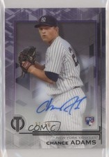 2019 Topps Tribute Tribute Auto Purple 37/50 Chance Adams #TA-CA Auto 4t6
