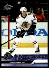 2023-24 Upper Deck Young Guns David Gust Rookie Chicago Blackhawks #218
