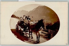 39151352 - Bauernwagen Einspaenner Talfahrt Kutsche 1926