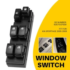 Driver Master Power Window Switch For Kia Sportage 2005-09 Front Left 14Pin EPPH