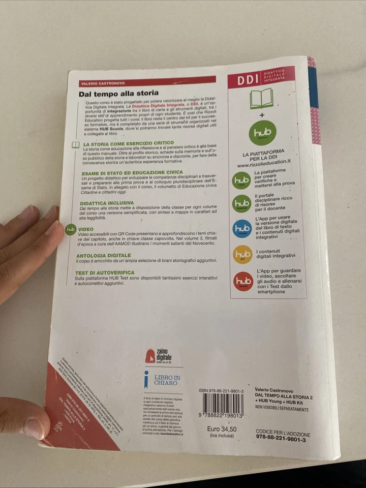 dal tempo alla storia – vol. 2 - nuova italia - 9788822198013 - Immagine 3 di 3