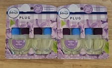 Febreze Plug Southern Lilac Mornings Oil Refill Air Freshener - Lot of 2 Plug In
