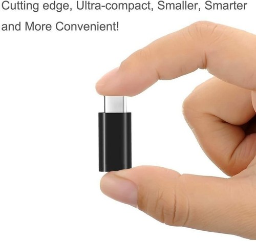 2 pack X USB 3.1 Type C Male to Micro USB Female Adapter Converter Connector - Zdjęcie 2 z 5