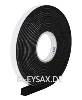 BEKO Kompriband KP-Band Quellband Dichtband 15mm Fuge 2-6mm 100plus 6/15 schwarz