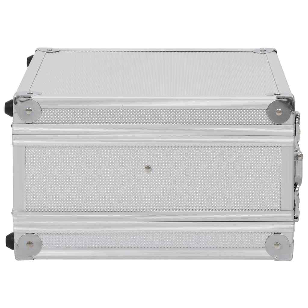 Custodia Per Pistola VidaXL In Alluminio E ABS - 118x38x12 Cm, Con Serratura, Interni In Gommapiuma - Foto 9