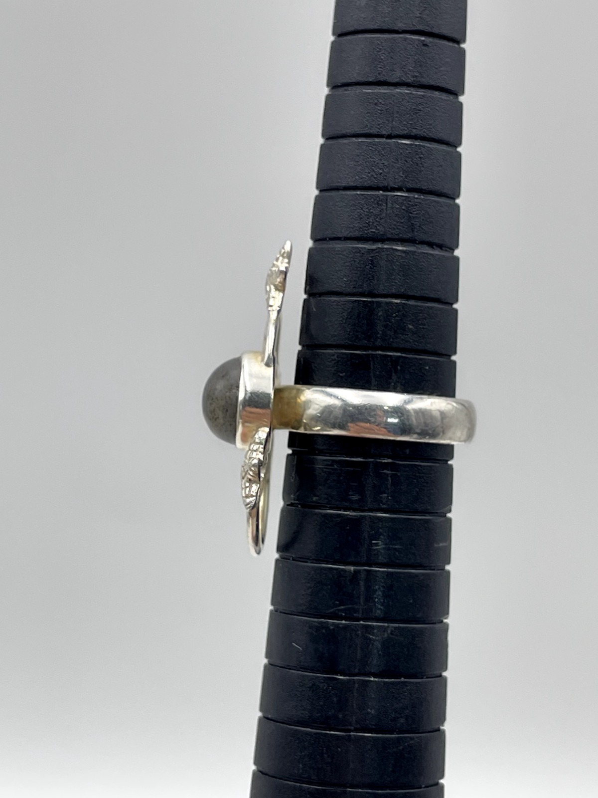 STERLING SILVER 925 TRANSLUCENT GEMSTONE 4mm STAR… - image 7