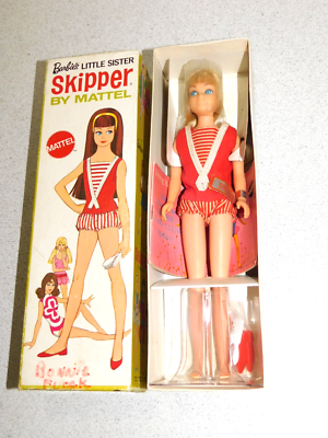 Barbie: VINTAGE Blonde NRFB 1970 REISSUE SKIPPER Doll! | eBay