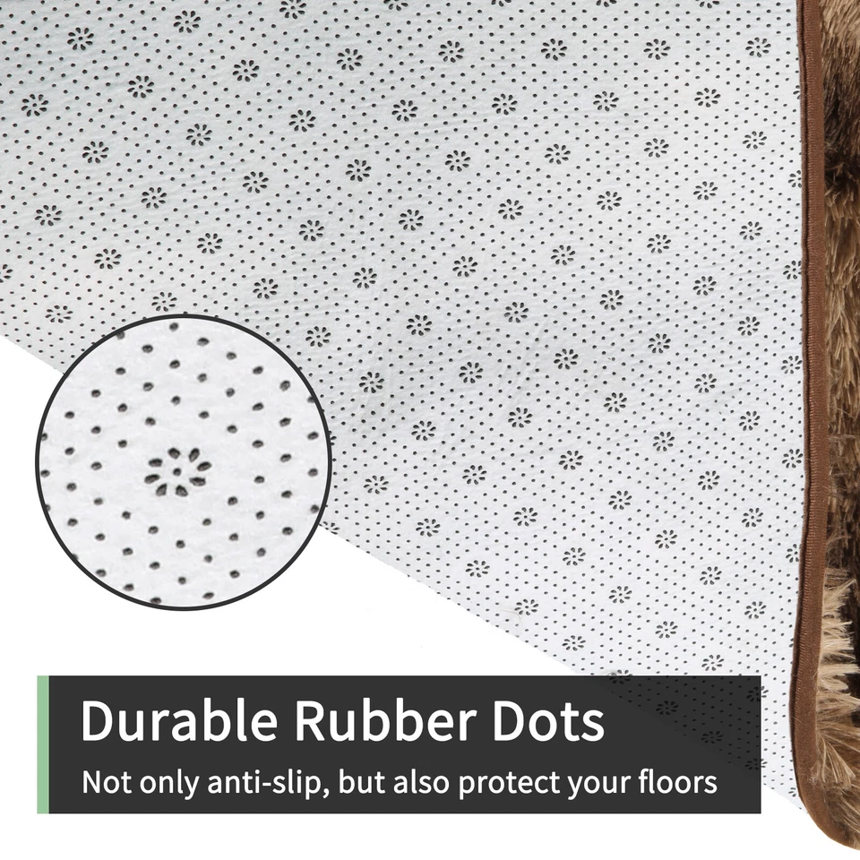 Soft Shaggy Area Rug – Large Plush Carpet for Living Room & Bedroom, Non-Slip - Image 4 of 4