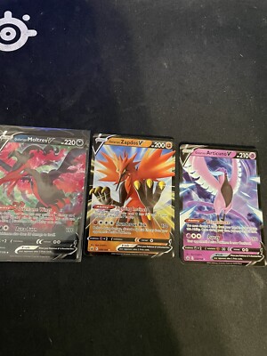 Pokemon - Galarian Legendary Bird Trio V Set - Moltres, Zapdos