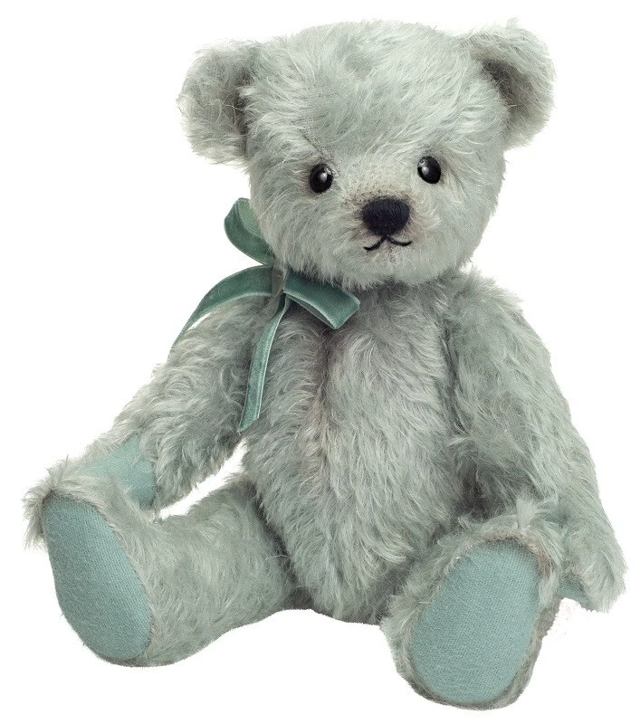 Teddy Hermann Nostalgique Nounours Ours Bleu - Édition Limitée Collection -