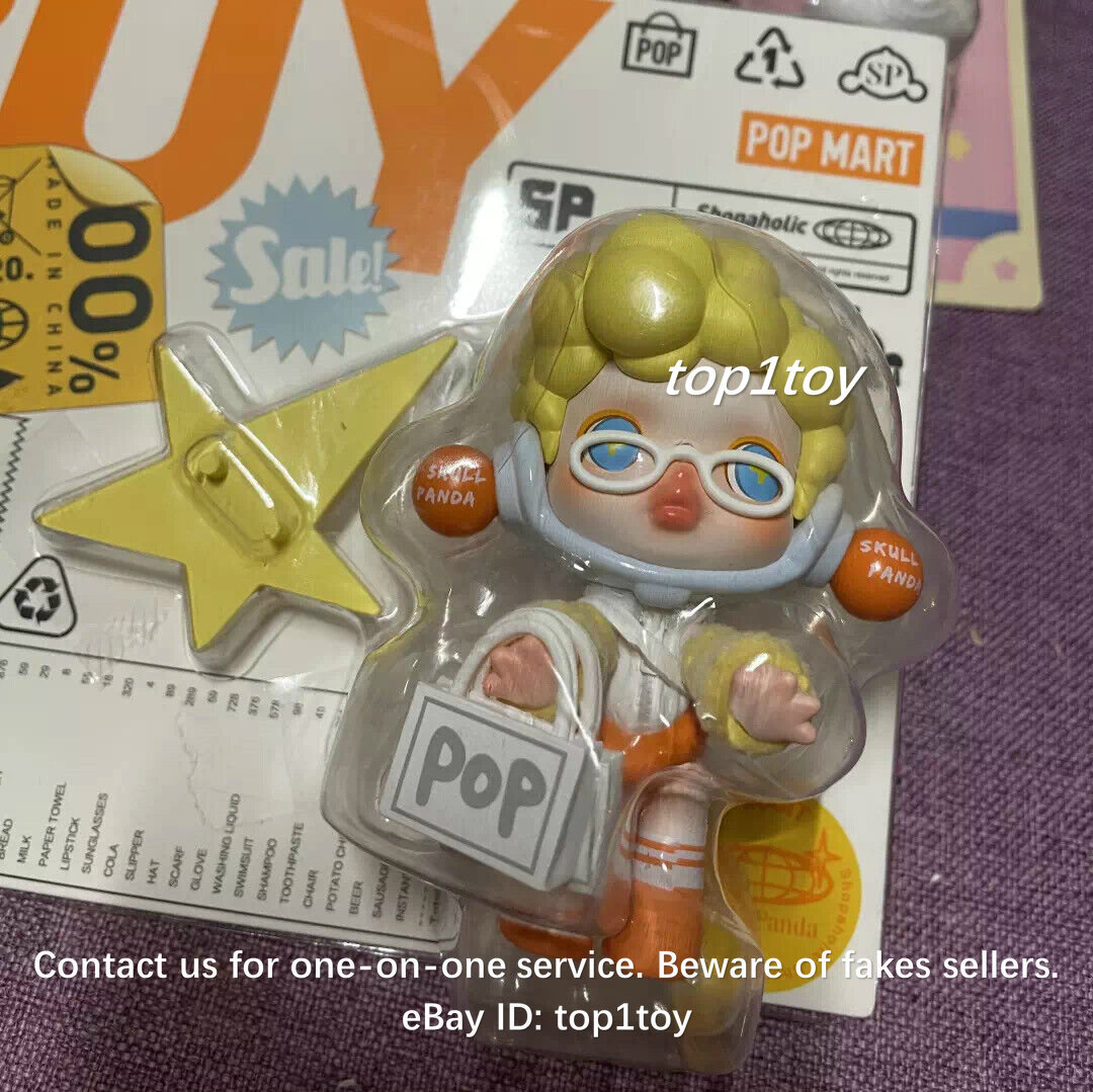 POP MART x SKULLPANDA Shopaholic Limited Art Toy Figurine | eBay