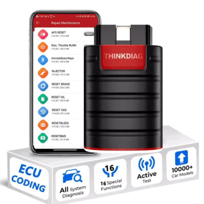 Thinkcar Thinkdiag Obd2 Diagnosegerät Fehlerauslesegerät Bluetooth ECU Codierung