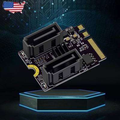 M2 To SATA3.0 Expansion Card KEY A + E WIFI M.2 To SATA Hard Disk Adapter Card