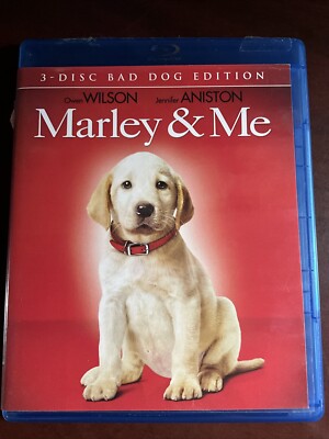 Marley & Me (Blu-ray, 2009) 3-Disc Bad Dog Edition   Owen Wilson