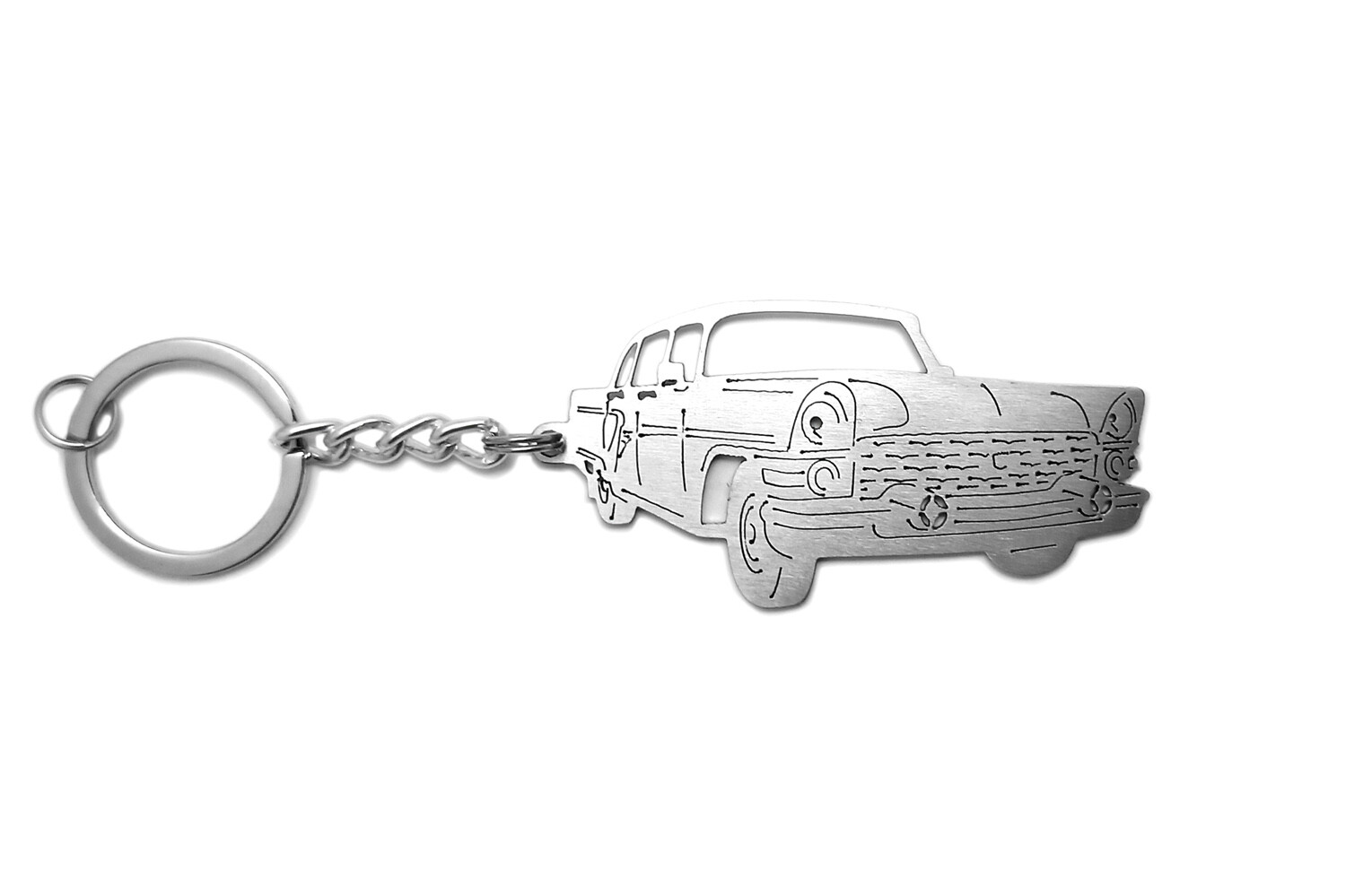 Stainless Steel Keychain 3D Car Body Lase Cut Key Ring fit GAZ 13 CHAIKA