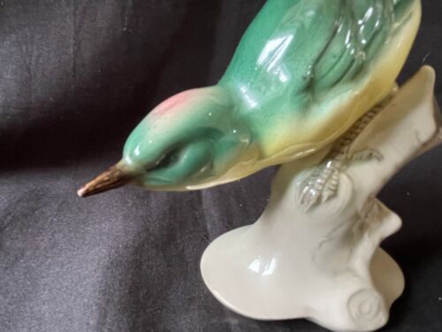 Ancien oiseau en porcelaine allemande. Plusieurs marques + numéro bas - Photo 3 sur 8