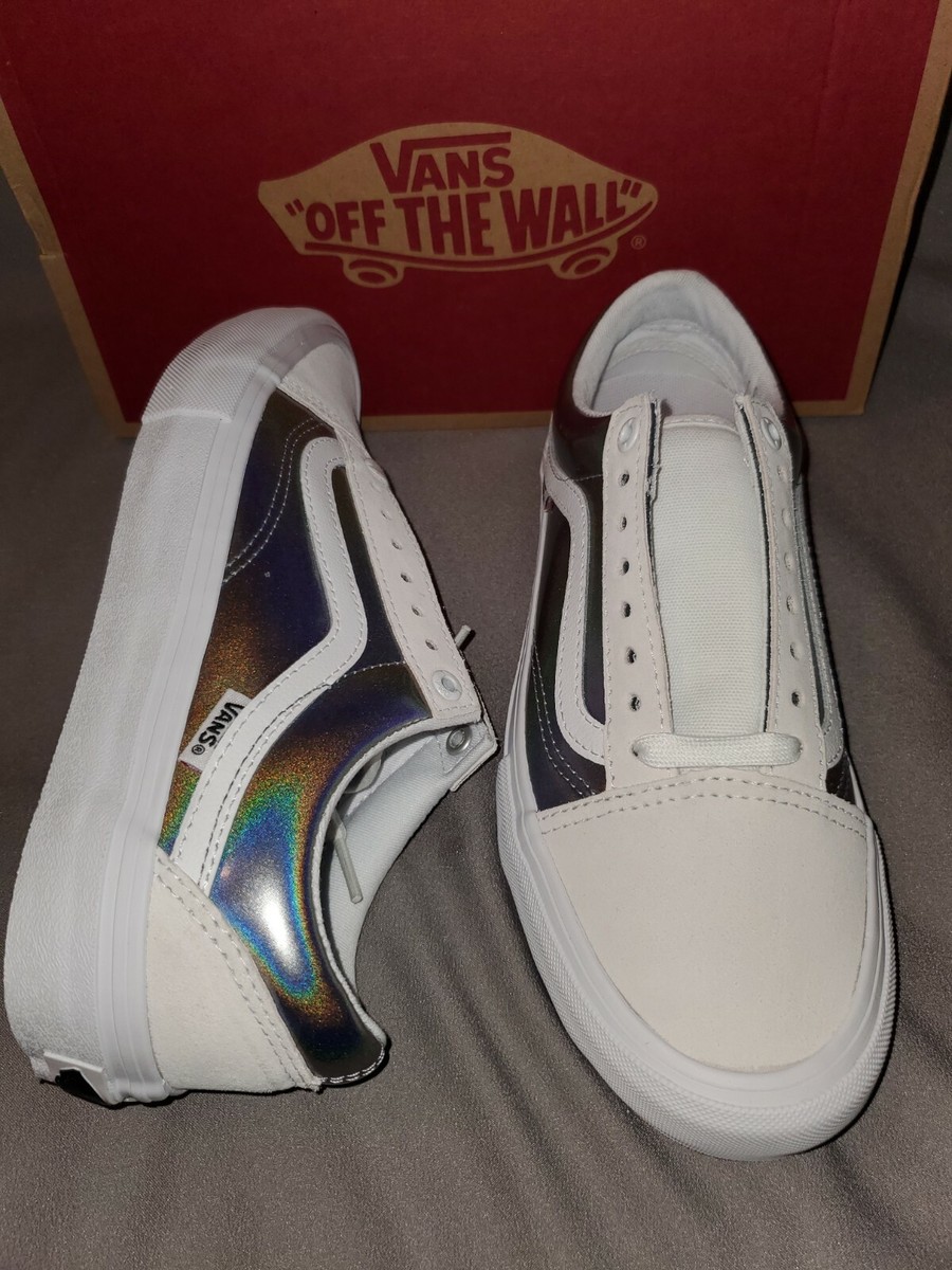 VANS OLD SKOOL PRO IRIDESCENT SHOES MENS SZ VN0A453SK02 NEW