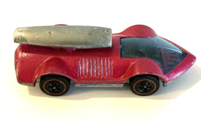 Hot Wheels 1970 Redline Pink Rocket-Bye-Baby Die cast Nice!, (B202) RL203