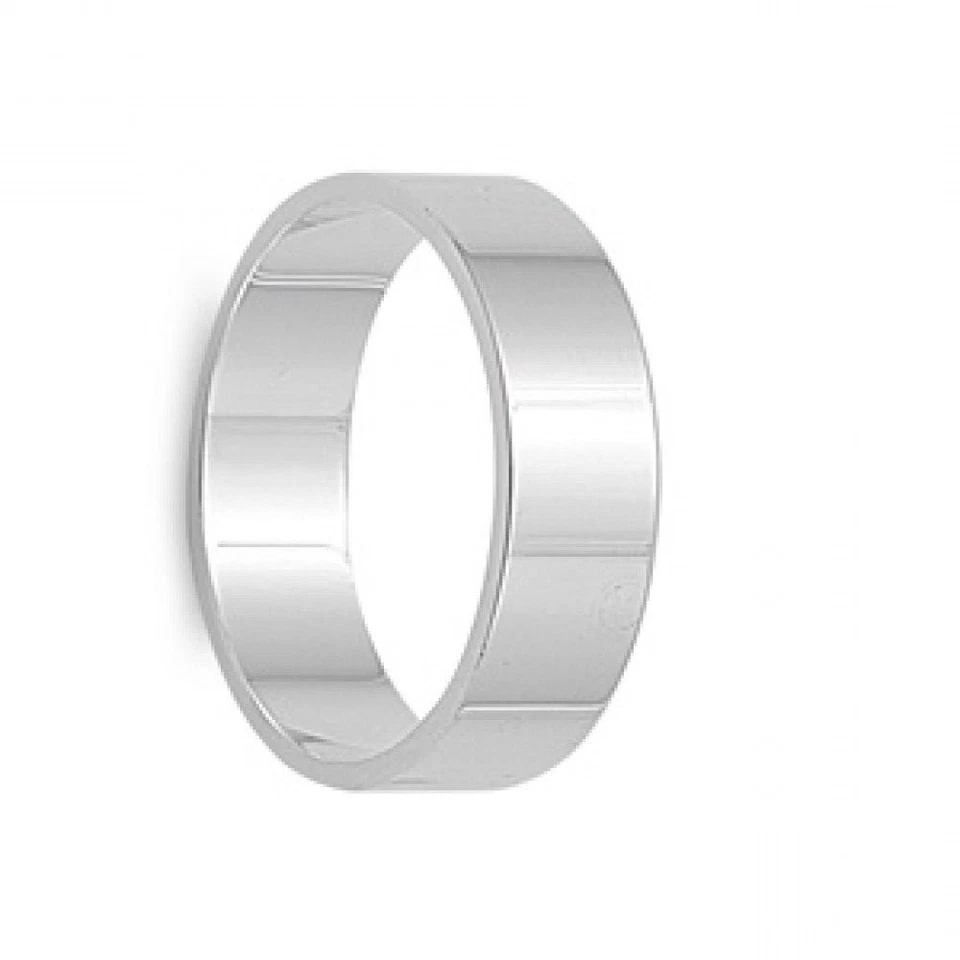 925 STERLING SILVER UNISEX SOLID SILVER WEDDING BAND/ 5MM WIDE/SZ 5 TO 12 - Image 3 of 3