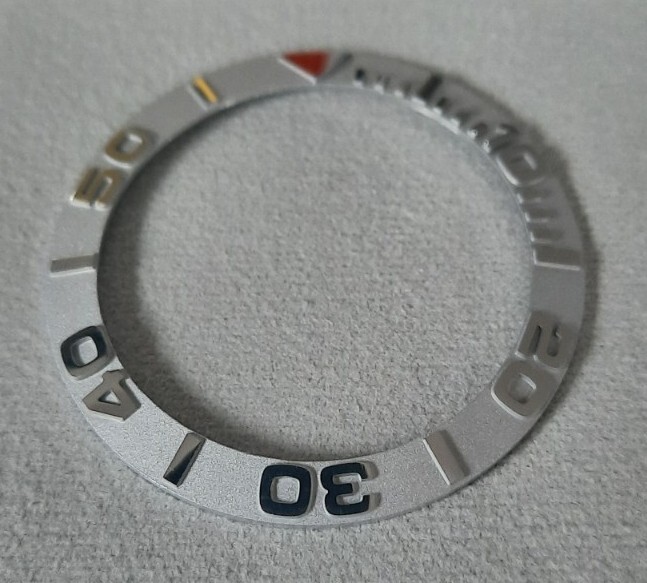 40mm Metal Bezel insert For 42mm Divers Watch Rolex Yachtmaster Seiko Mod image 3