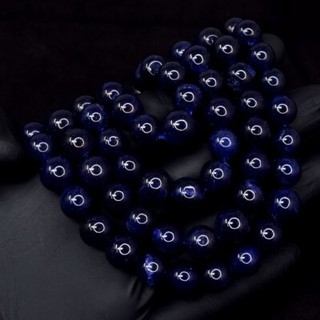 4 Strand Blue Sapphire 1344.00 Cts Very Attractive Necklace Jewelry VK 30 E623