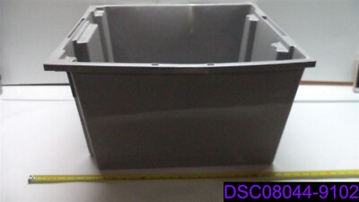 Damaged Qty = 3: Akro-Mils 35-230 Gray Nest/Stack/Tote Container