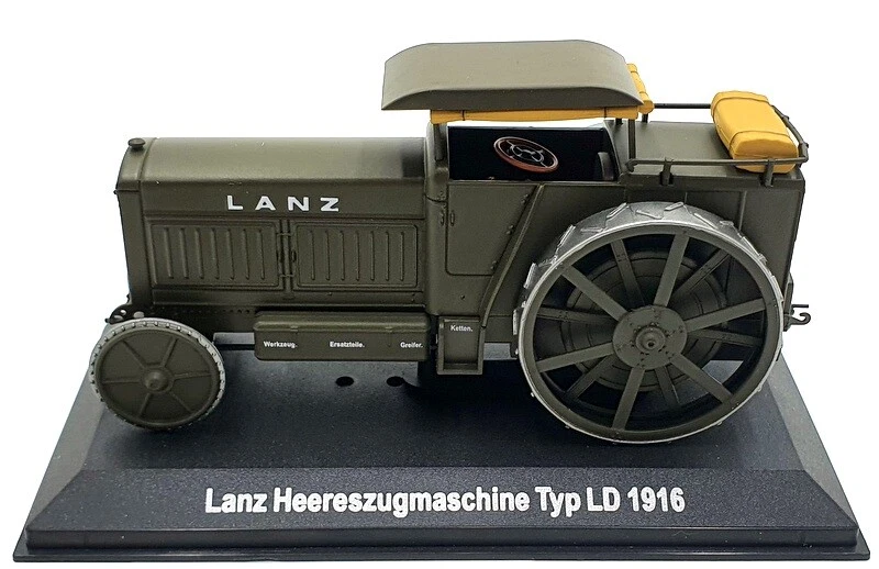 Hachette 1/43 Scale Model Tractor HL11 1916 Lanz Heereszugmaschine TYP LD -Green - Image 3 of 4