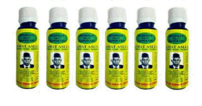 6 x 30ml 100% Pure Oil Herbs Organic with Gamat Oil Asli Langkawi