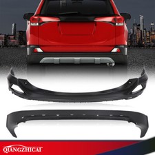 Bumper Cover Fit for 2016-2018 Toyota RAV4 Rear Upper and Lower NA Built NEW