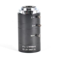 6-60mm Manual Iris Zoom CCTV Camera Lens 1/3" CS-Mount 1:1.6 f DIY Night Vision
