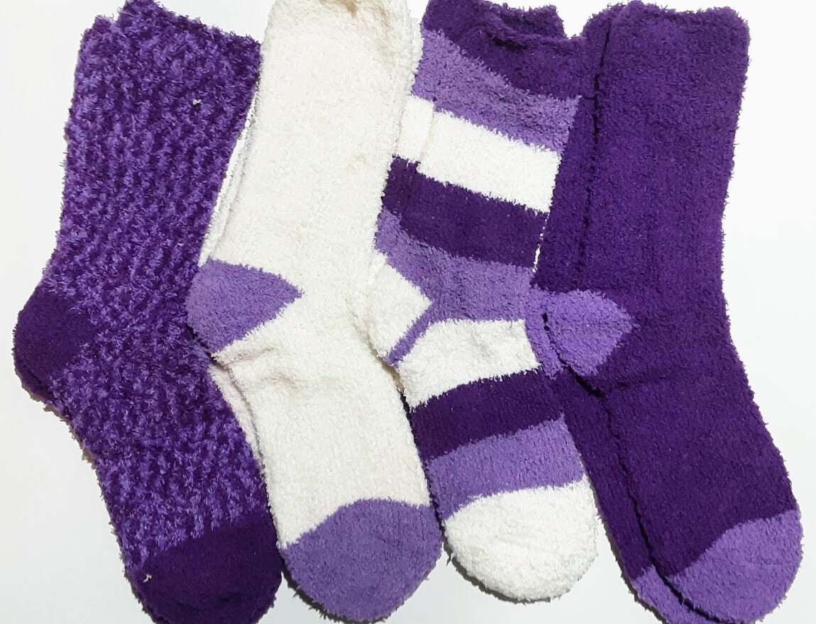 PONY 1 x confezione da 4 calze morbide calze invernali calze da letto diversi modelli IMBALLO ORIGINALE